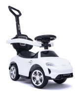 Толокар Tomix TL-001 Racer WHITE, ручка для родителей, руль с песнями, съемные страховочные бортики, выдвигающаяся подставка для ножек, подсветка фар
НОВИНКА!