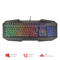 Клавиатура игровая Trust RU GXT830-RW AVONN GAMING KB черный