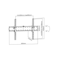 Кронштейн Brateck KL21G-46T для ТВ и мониторов, 37"-70&quot;