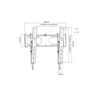 Кронштейн Brateck LP27-44T для ТВ и мониторов, 32"-55&quot;