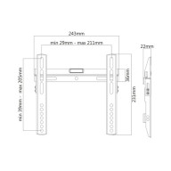 Кронштейн Brateck LP43-22 для ТВ и мониторов, 23"-42&quot;