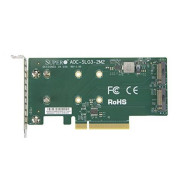 Плата расширения Supermicro AOC-SLG3-2M2-O