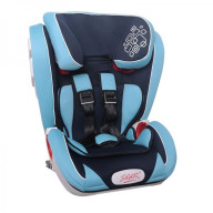 Детское автомобильное кресло SIGER "Индиго ISOFIX" синий, 1-12 лет, 9-36 кг, группа 1/2/3 (2 шт.)