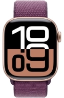 Apple Watch Series 10 S/M 46 мм золотистый-бордовый