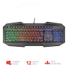 Клавиатура игровая Trust RU GXT830-RW AVONN GAMING KB черный