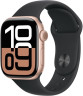 Apple Watch Series 10 S/M 42 мм розовое золото-черный